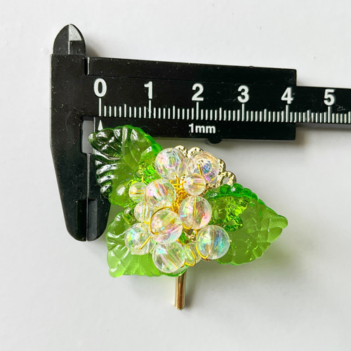 透ける花・白花のブーケポニーフック［Little Bloom］ ポニーフック