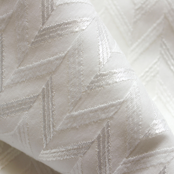 ◆半襟・半衿【yagasuri】white 4枚目の画像