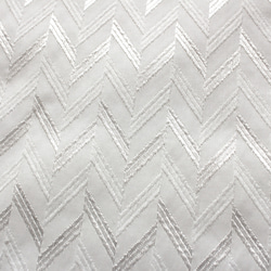 ◆半襟・半衿【yagasuri】white 3枚目の画像