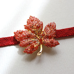 ●帯留/帯留め 楓 3枚目の画像