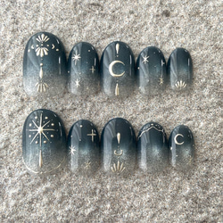 ネイルチップ/マリーンセルネイル/埋め尽くしネイル/韓国ネイル ネイル