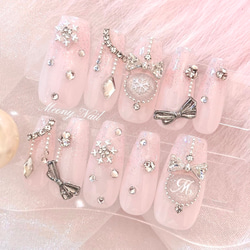 No.98 オーダー ♡ チェック 柄 リボン ハート フレンチ ガーリー