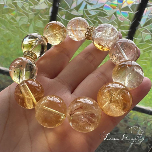 【ロマネサイトインシトリン】太陽の輝きが満ちる 富と成功の天然石 ブレスレット ロマネサイトインシトリン】太陽の輝きが満ちる 富と成功の天然石