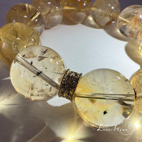 ロマネサイトインシトリン】太陽の輝きが満ちる 富と成功の天然石