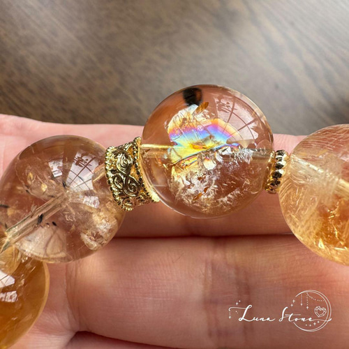 【ロマネサイトインシトリン】太陽の輝きが満ちる 富と成功の天然石 ブレスレット ロマネサイトインシトリン】太陽の輝きが満ちる 富と成功の天然石