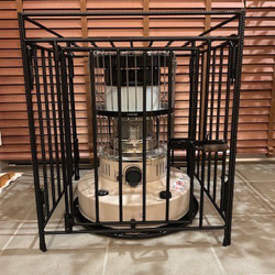 全面メッシュ対流型石油ストーブトヨトミ ks-67hストーブガード 手作り