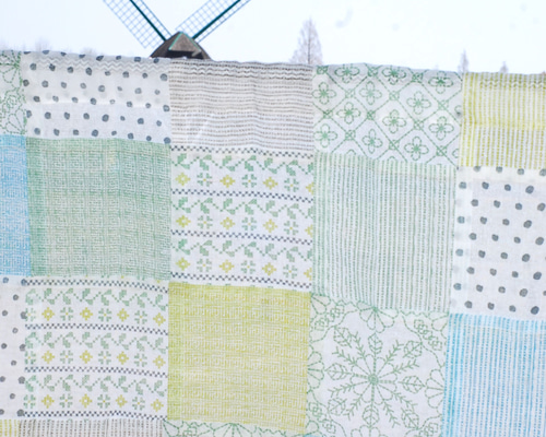 カフェカーテン☆大人気商品☆パッチワーク☆コットン☆インド綿