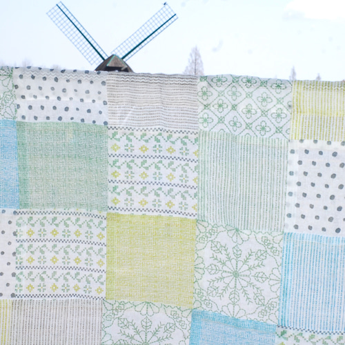 カフェカーテン☆大人気商品☆パッチワーク☆コットン☆インド綿