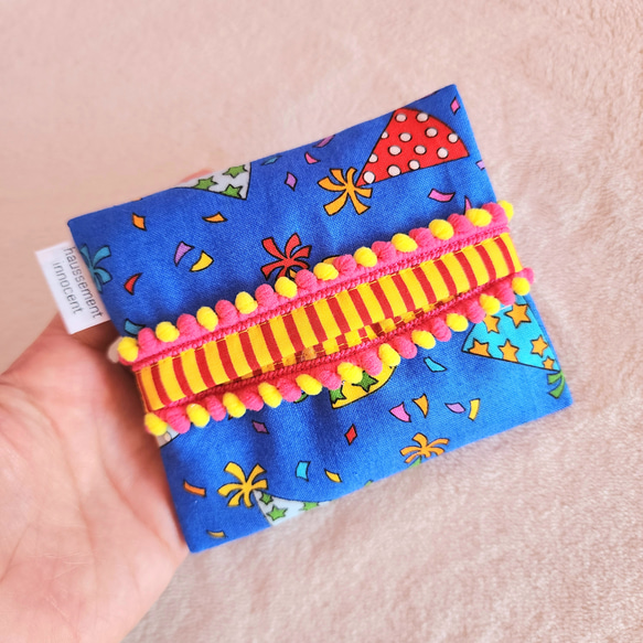 派對圖案口袋紙巾盒 第2張的照片