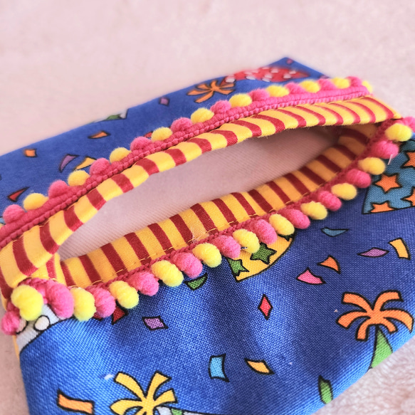 派對圖案口袋紙巾盒 第4張的照片