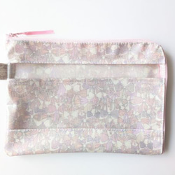 かすみ草◎Handmade L字型ポーチ❣️4点セット◎ かすみ草様専用◎Handmade L字型ポーチ❣️4点セット◎