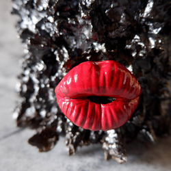 4.5号艶流紋黒鬼マダム鉢322　塊根植物　多肉植物　アガベ　盆栽　植木鉢　作家鉢　鉢皿　沖縄 2枚目の画像