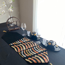 ◼︎C1229◼︎オーダー品 高級袋帯 正絹 華文 菱 唐織(〜260cm) その他