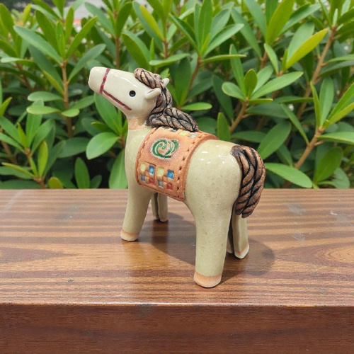 彩り鞍の黄金馬』 干支 午 2026 陶器 その他置物 irohagama 通販