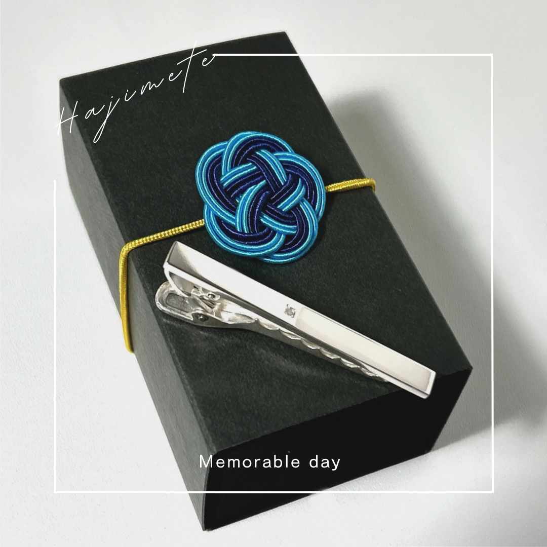 【母乳アクセサリー】母乳パール×誕生石 シルバー ネクタイピン「Memorable days」／母乳ジュエリー・出産祝い