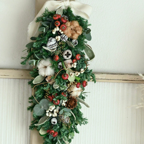 2.クリスマススワッグ 2wayクリスマススワッグ Xmas Christmas スワッグ 華れ 通販 20013616