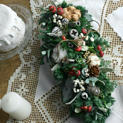 2wayクリスマススワッグ Xmas Christmas スワッグ 華れ 通販 20013616