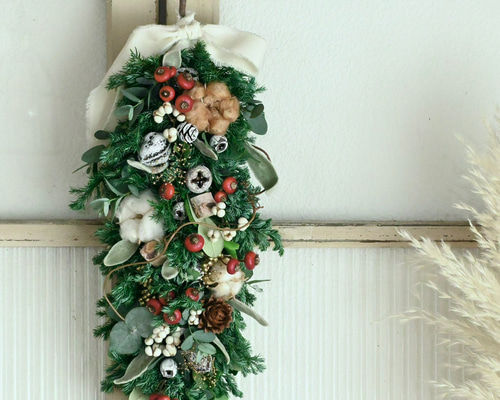 2wayクリスマススワッグ Xmas Christmas スワッグ 華れ 通販 20013616