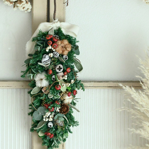 2wayクリスマススワッグ Xmas Christmas スワッグ 華れ 通販 20013616