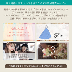 ドレス色当てクイズ 正解発表 ムービー＃2 ビビット　データ納品　DVD｜Blu-ray化も可能 2枚目の画像