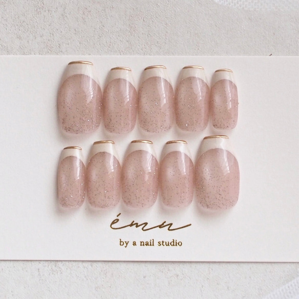 ému】ピンクのマグネットフラッシュネイル マグネット フラッシュ