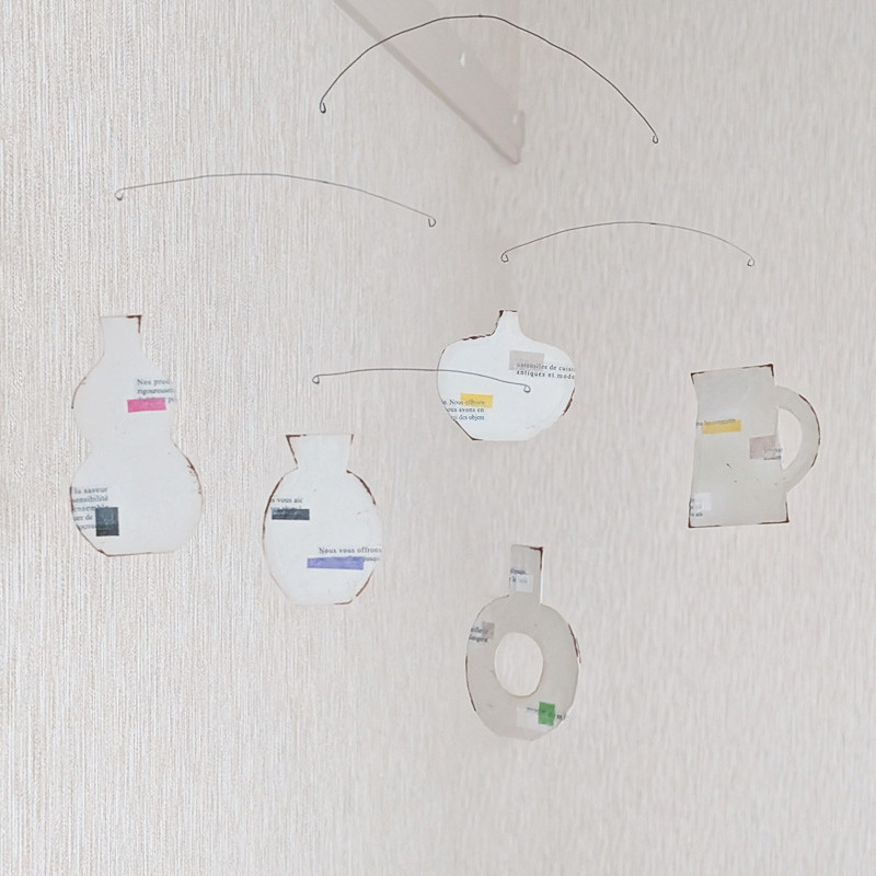 紙のモビール：フラワーベース