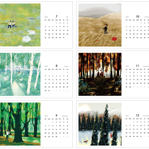 2026年 卓上カレンダー 吹奏楽部編 カレンダー artnote 通販 20014347