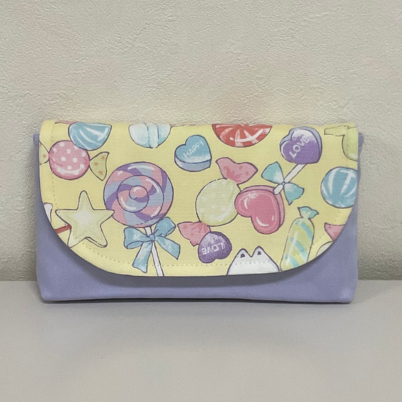 小さめなカトラリーケース入れ、箸袋、箸入れ、マジックテープタイプ　　　#2219-3 1枚目の画像