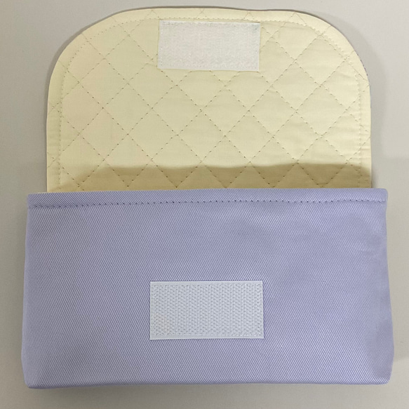 小さめなカトラリーケース入れ、箸袋、箸入れ、マジックテープタイプ　　　#2219-3 3枚目の画像