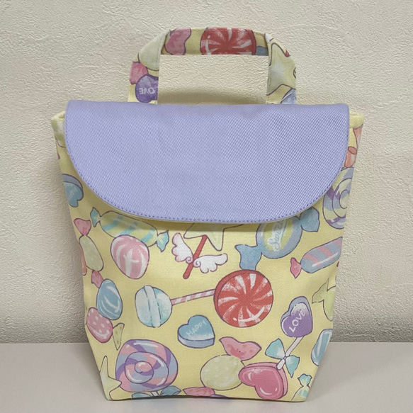 可愛いコップ入れ、コップ袋マジックテープタイプ   #2219-5 1枚目の画像