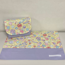 ランチョンマットとお弁当入れ2点セット　　#2219-6 1枚目の画像