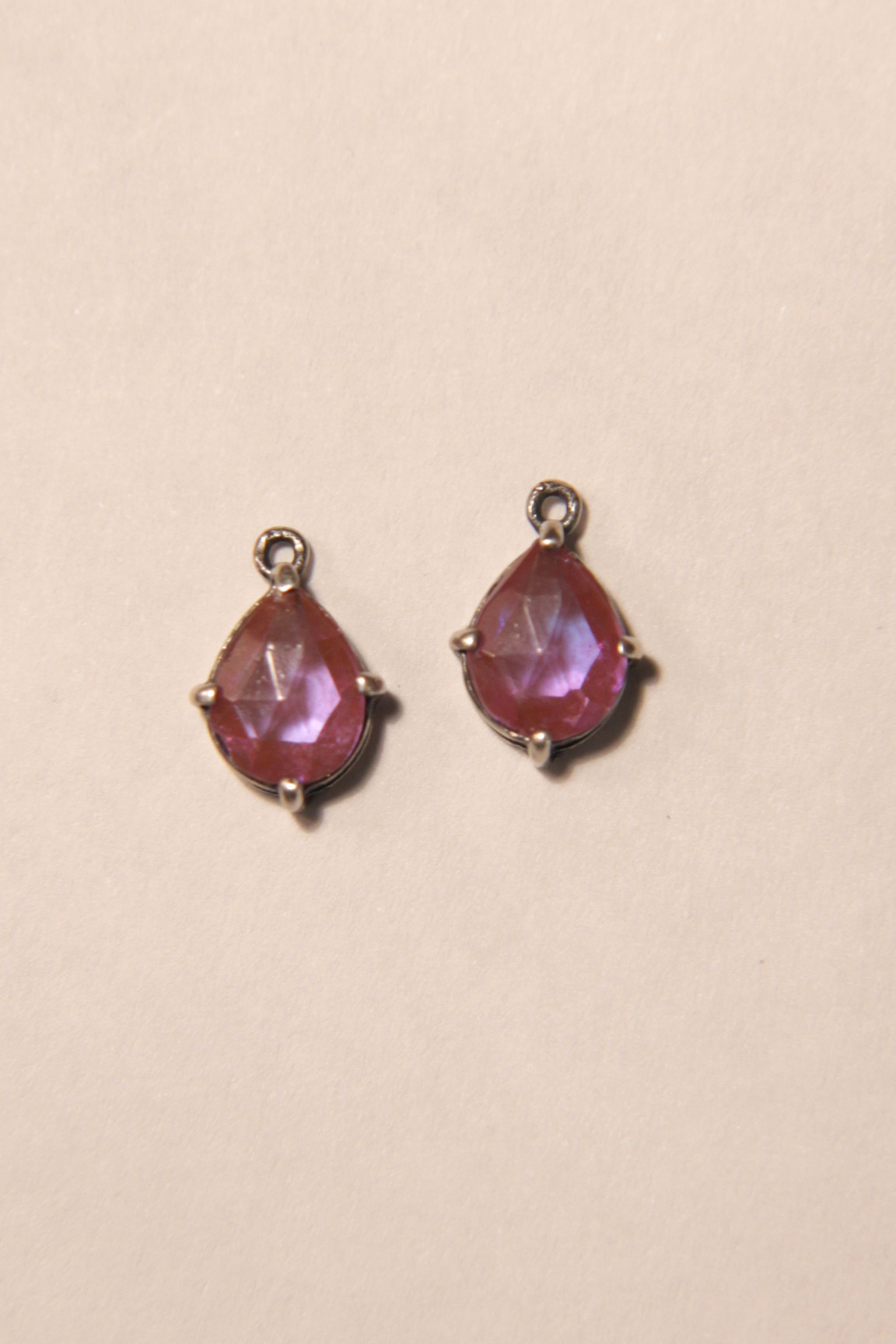 SP8ｂ　アンティーク　サフィレット　シルバー枠付き2個