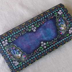 レザークラフト長財布　蝶 楽天市場】長財布 蝶の通販