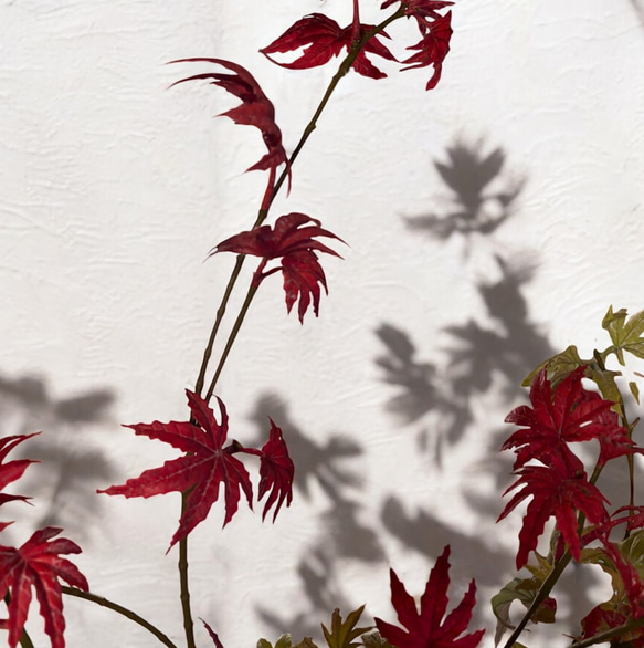 光触媒　人工観葉植物　ウォールグリーン　フェイクグリーン　フレキシブルもみじ 5枚目の画像