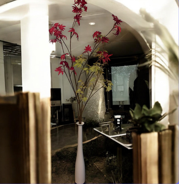 光触媒　人工観葉植物　ウォールグリーン　フェイクグリーン　フレキシブルもみじ 3枚目の画像