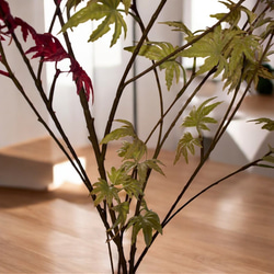 光触媒　人工観葉植物　ウォールグリーン　フェイクグリーン　フレキシブルもみじ 6枚目の画像