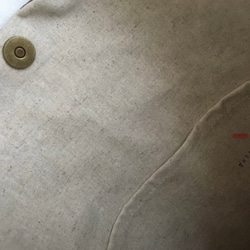 ★ 秋の感謝SALE★ラスト1点！秋色北欧柄くったりバック★軽い　コットンリネン　 4枚目の画像