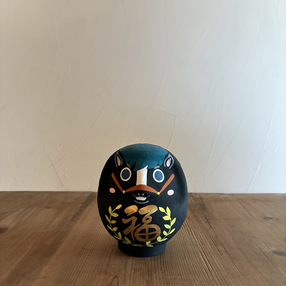 干支だるま 2026 午 黒ver. その他置物 yamama 通販 20015804｜Creema