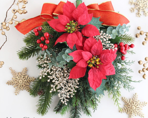 SALE】☆ クリスマス ノエル・クラシック スワッグ＜アーティ