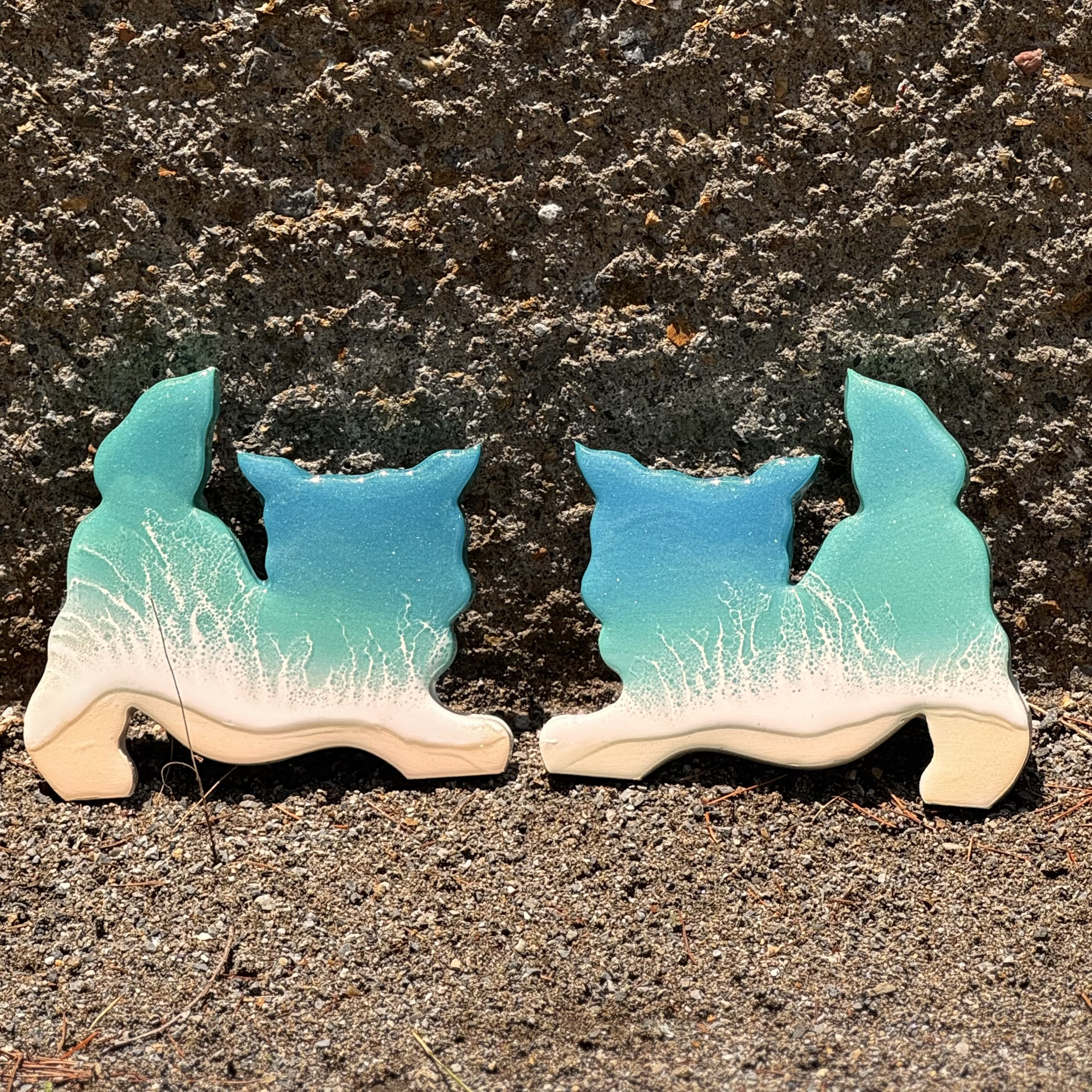 自立型シーサー　1体15cmオーシャンアート