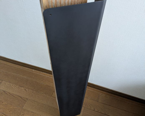 送料無料！ 柱用 遮熱板 柱ガード 薪ストーブ ヒートシールド L字型