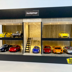 イニシャルD.1/43仕様/86のライト＆フォグ点灯・ディスプレーBOX / LED