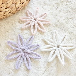 単品　花　フラワー　ウールレター 13枚目の画像