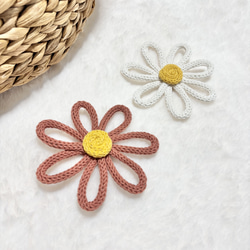 単品　花　フラワー　ウールレター 12枚目の画像