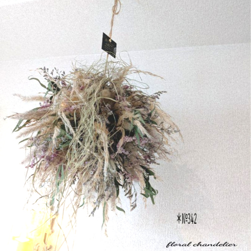 Flying Wreath【フライングリースのある暮らし】ボタニカル調 ＊大型