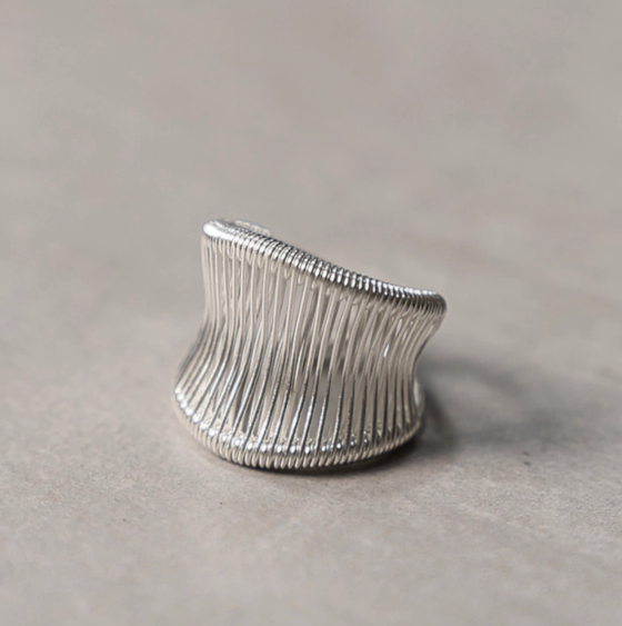 〇• Ring •〇  925 スターリングシルバ(8g)ー オープンフェイス リング