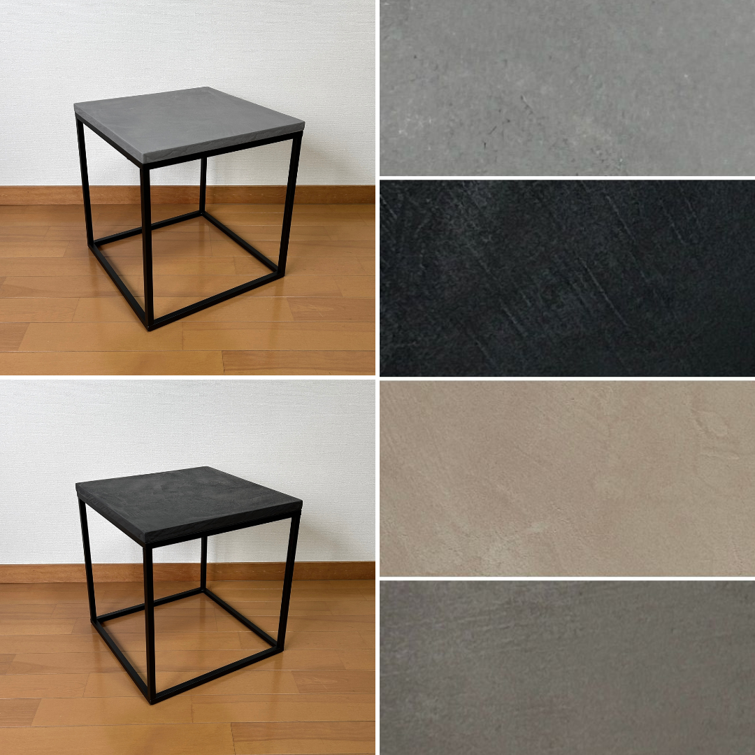 【W35×D35×H37cm】モールテックス ディスプレイ台｜コンクリート ローテーブル サイドテーブル 展示台