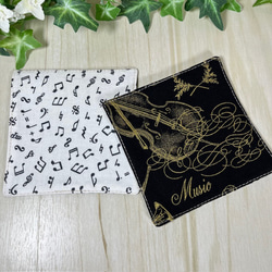 音楽好きさんのペアコースター　弦楽器　現品　送料込み 3枚目の画像