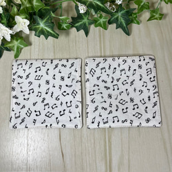 音楽好きさんのペアコースター　管楽器　現品　送料込み 5枚目の画像