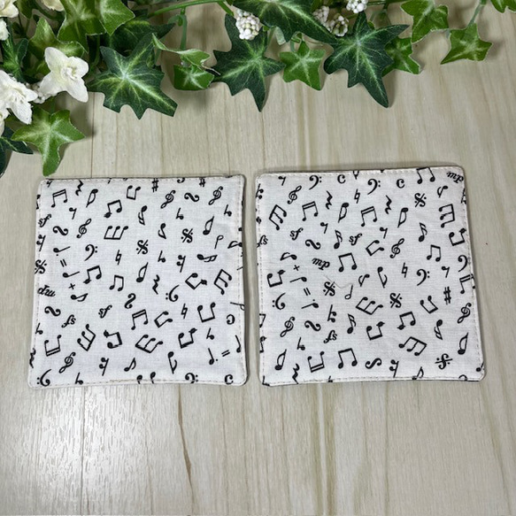 音楽好きさんのペアコースター　管楽器　現品　送料込み 5枚目の画像